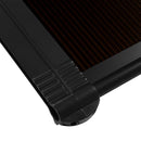 vidaXL fekete fűnyíró védőtető 77 x 103 x 46 cm