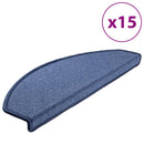 vidaXL 15 darab kék lépcsőszőnyeg 65 x 24 x 4 cm