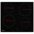 vidaXL 4 égős indukciós főzőlap érintésérzékeny vezérlőpanellel 7000 W