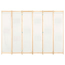 vidaXL krémszínű 6-paneles szövetparaván 240 x 170 x 4 cm