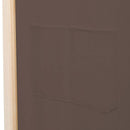 vidaXL barna 4-paneles szövetparaván 160 x 170 x 4 cm