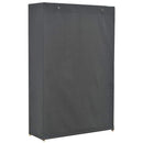 vidaXL 3-szintes szürke szövet ruhásszekrény 110 x 40 x 170 cm