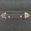 vidaXL 3 darab sötétszürke kárpitozott tárolóülőke