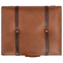 vidaXL sárgásbarna műbőr tárolóülőke 40 cm