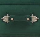 vidaXL zöld bársony dohányzóasztal 80 x 40 x 46 cm