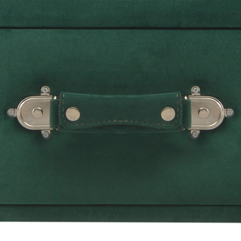 vidaXL zöld bársony dohányzóasztal 80 x 40 x 46 cm