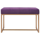 vidaXL lila bársonypad 80 cm