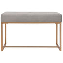 vidaXL szürke bársonypad 80 cm