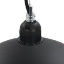 vidaXL 2 darab fekete-arany félgömb alakú mennyezeti lámpa 40 cm E27