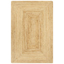 vidaXL természetes színű kézzel font jutaszőnyeg 80 x 160 cm