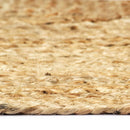 vidaXL természetes színű kézzel font jutaszőnyeg 80 x 160 cm