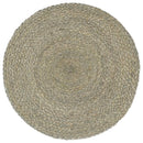 vidaXL 6 db sima szürke kerek jutaalátét 38 cm