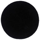 vidaXL 6 db sima fekete kerek pamutalátét 38 cm