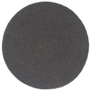 vidaXL 4 db sima sötétszürke kerek pamutalátét 38 cm