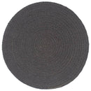 vidaXL 6 db sima sötétszürke kerek pamutalátét 38 cm