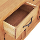 vidaXL Széf Barna 112 x 33.5 x 70 cm Masszív tölgyfa