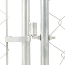 vidaXL kültéri kutyakennel tetővel 200 x 100 x 125 cm