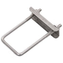 vidaXL 25 szett U-alakú kerítésoszlop-rögzítő bilincs 60 x 40 mm
