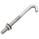 vidaXL 25 szett hornyos J-csavar anyával és alátéttel M8 x 120 mm