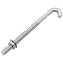 vidaXL 25 szett hornyos J-csavar anyával és alátéttel M8 x 120 mm
