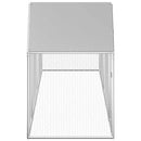 vidaXL horganyzott acél tyúkól 5 x 1 x 1,5 m