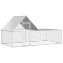 vidaXL horganyzott acél tyúkól 4 x 2 x 2 m