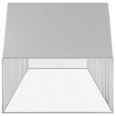 vidaXL horganyzott acél tyúkól 8 x 2 x 2 m