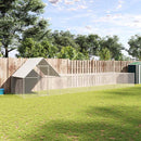 vidaXL horganyzott acél tyúkól 8 x 2 x 2 m