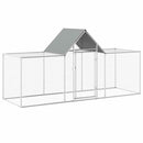 vidaXL horganyzott acél tyúkól 3 x 1 x 1,5 m