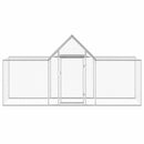 vidaXL horganyzott acél tyúkól 3 x 1 x 1,5 m