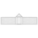 vidaXL horganyzott acél tyúkól 5 x 1 x 1,5 m