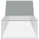 vidaXL horganyzott acél tyúkól 5 x 1 x 1,5 m