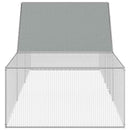 vidaXL horganyzott acél tyúkól 6 x 2 x 2 m