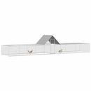 vidaXL horganyzott acél tyúkól 10 x 2 x 2 m