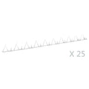 vidaXL 25 db acél kerítéstüske 1 m