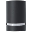 vidaXL 2 db fekete félhenger alakú kültéri fali lámpa 35 W