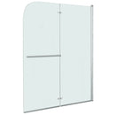 vidaXL ESG zuhanykabin 2-paneles összecsukható ajtóval 120 x 140 cm