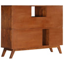 vidaXL tömör akácfa tálalószekrény 115 x 35 x 86 cm