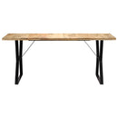 vidaXL tömör mangófa étkezőasztal 180 x 90 x 76 cm