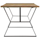 vidaXL tömör újrahasznosított fa étkezőasztal 180 x 90 x 76 cm