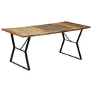 vidaXL tömör újrahasznosított fa étkezőasztal 180 x 90 x 76 cm