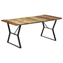 vidaXL tömör újrahasznosított fa étkezőasztal 180 x 90 x 76 cm