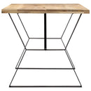 vidaXL tömör mangófa étkezőasztal 140 x 80 x 76 cm