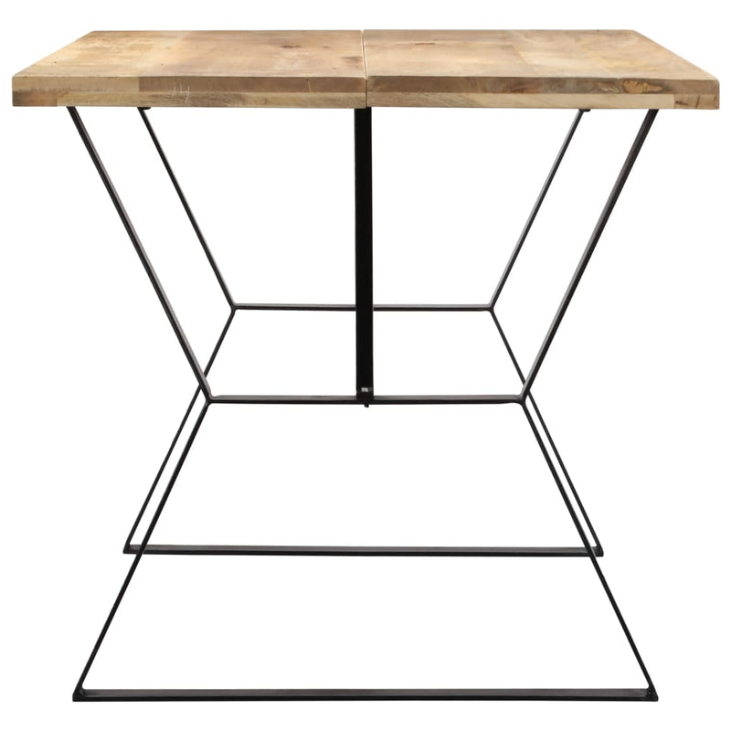 vidaXL tömör mangófa étkezőasztal 140 x 80 x 76 cm