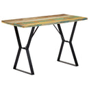 vidaXL tömör újrahasznosított fa étkezőasztal 120 x 60 x 76 cm