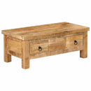 vidaXL tömör mangófa dohányzóasztal 90 x 45 x 35 cm