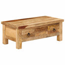 vidaXL tömör mangófa dohányzóasztal 90 x 45 x 35 cm