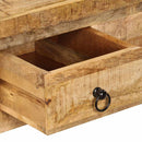 vidaXL tömör mangófa dohányzóasztal 90 x 45 x 35 cm