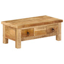 vidaXL tömör mangófa dohányzóasztal 90 x 45 x 35 cm