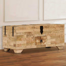 vidaXL tömör mangófa dohányzóasztal 80 x 40 x 35 cm